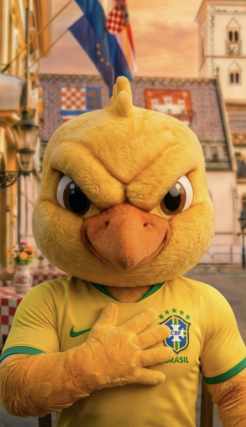 Close-up do personagem